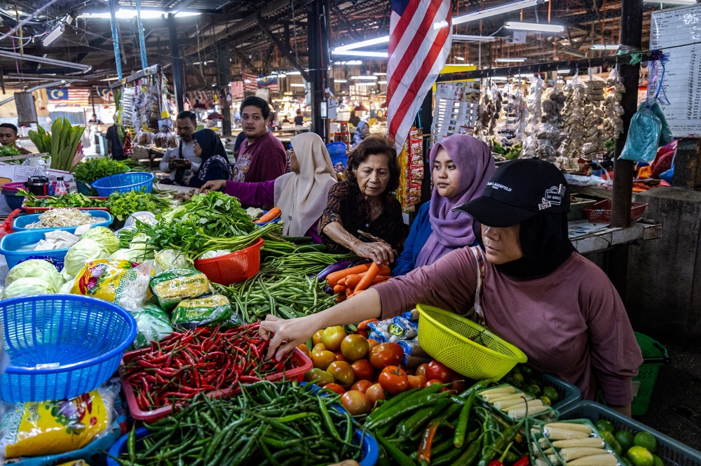 Vegetable prices are expected to soar once price controls introduced for Hari Raya Aidilfitri ends on March 28, 2026 and fertiliser prices jump by at least RM300 per tonne in April. — Picture by Firdaus Latif 
