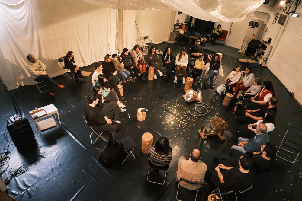A Western Armenian language workshop during the Hantibum Festival (‘Face to Face’ in Armenian) in Istanbul, Turkiye on March 4, 2026. — AFP/Yesayan Culture and Literature Association handout pic