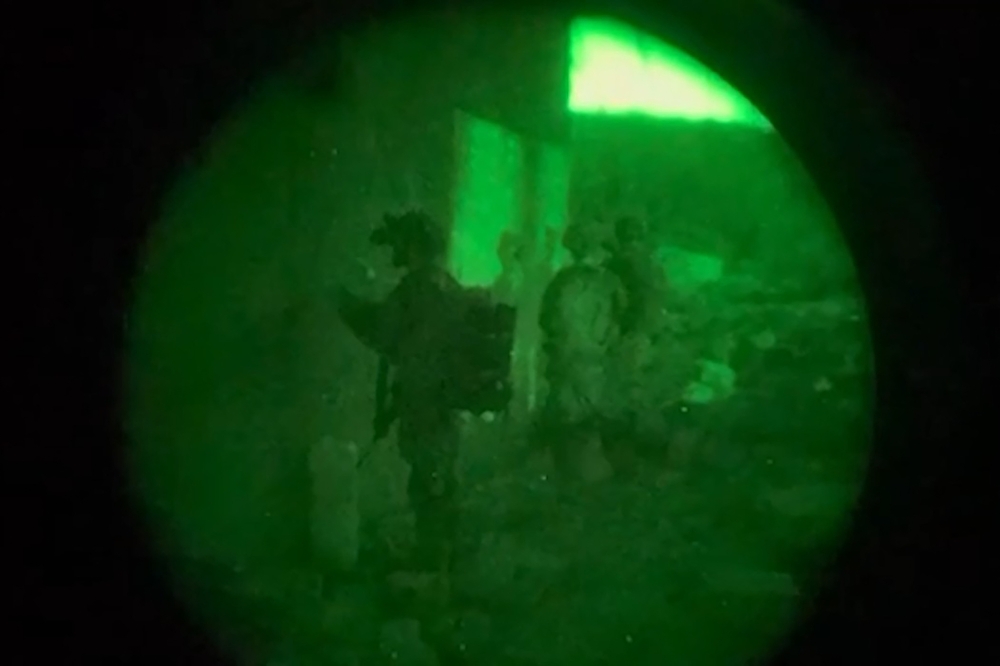 This screen grab from a handout video released by the Israeli army on March 23, 2026, shows what it says are military operations in southern Lebanon. — AFP pic/Israeli Army handout photo 