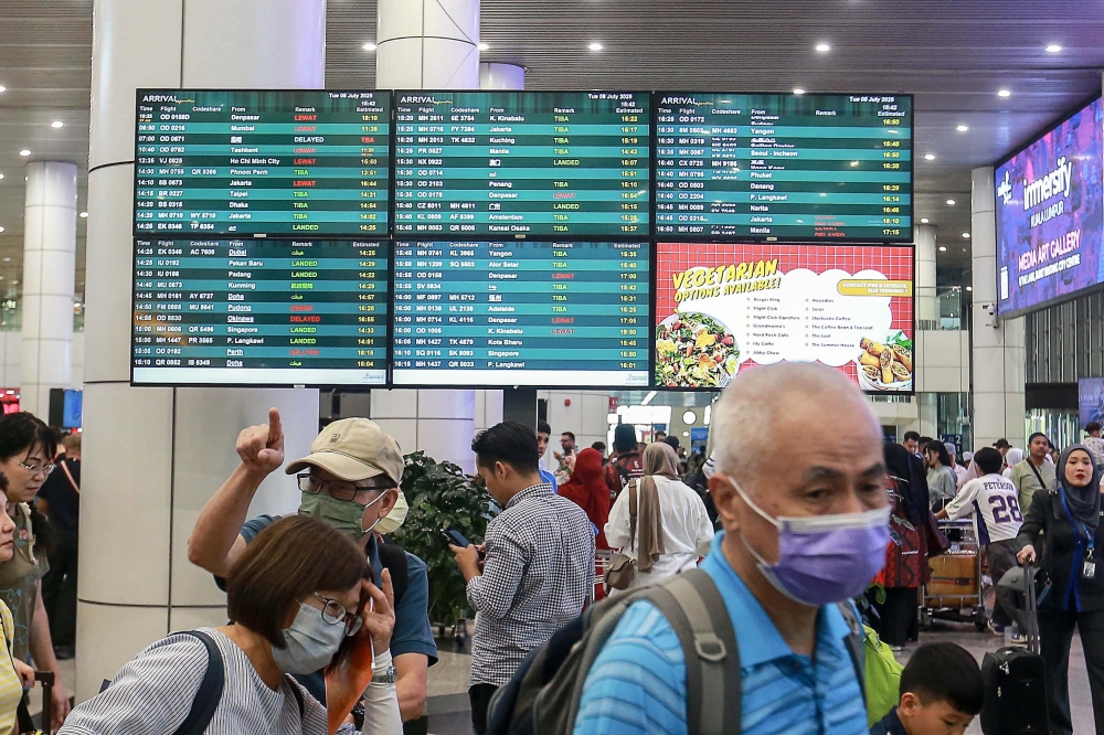 Aviation analyst Brendan Sobie said Malaysia relies more on airports in the Middle East for long-haul flight connections. — Picture by Sayuti Zainudin