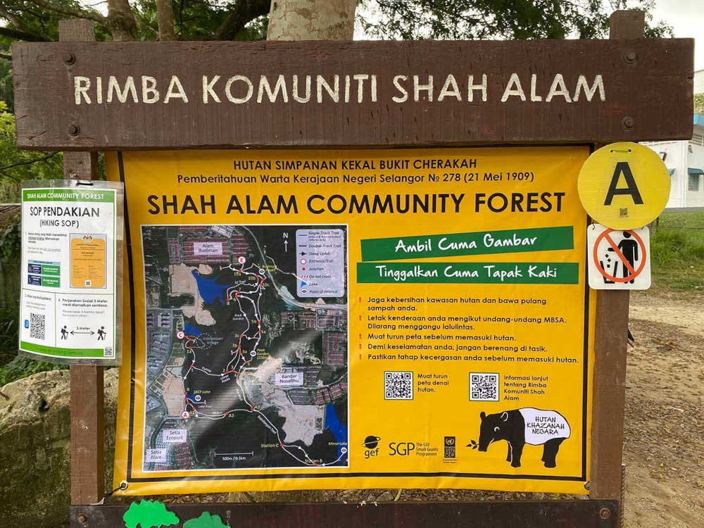 Shah Alam Community Forest’s status as a forest reserve hangs on an upcoming Federal Court decision. — Picture from https://sdsn.org.my/