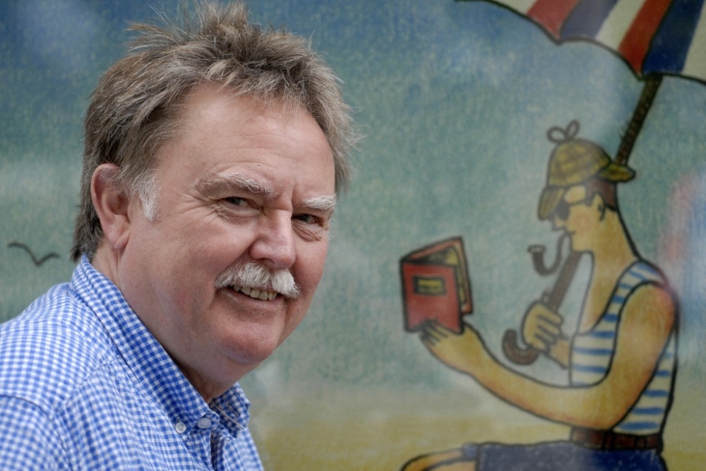 Comic artist Glen Baxter, little known at home in England but celebrated abroad for his ‘ social-surrealist comedy comparable to Monty Python’s Flying Circus, died in London at age 82 on March 29, 2026. — Aurimages via AFP