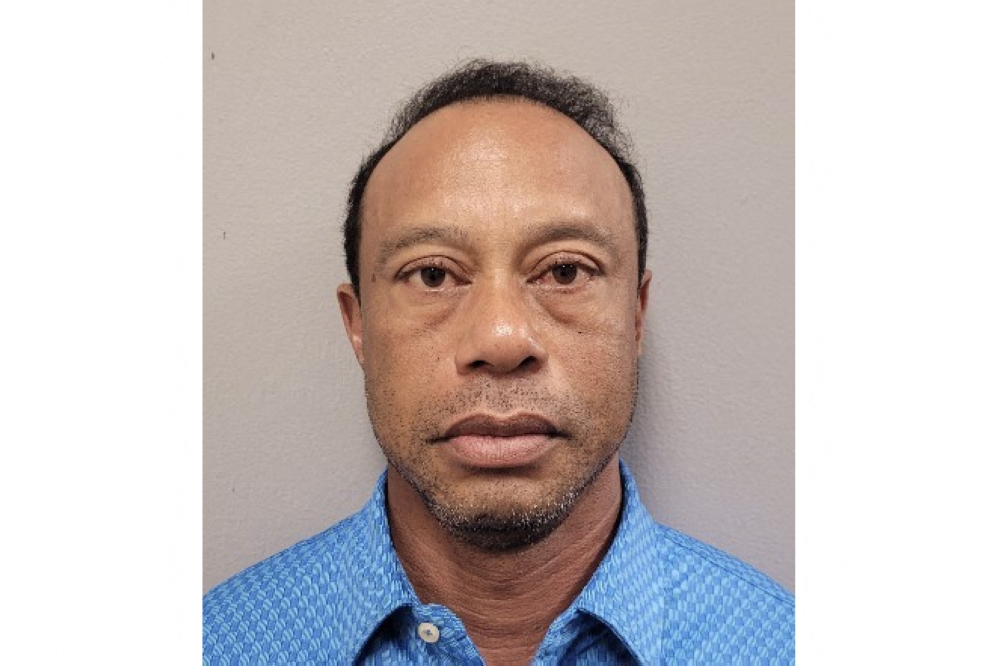 This handout mugshot released on March 27, 2026 provided by the Martin County Sheriff's Office shows the mugshot of US golfer Tiger Woods, 50, who was arrested in Jupiter Island, Florida on March 27, 2026. — AFP pic