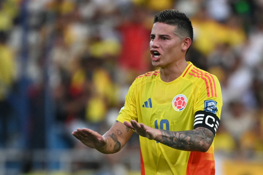 Colombian captain James Rodriguez hospitalised with severe dehydration after France friendly