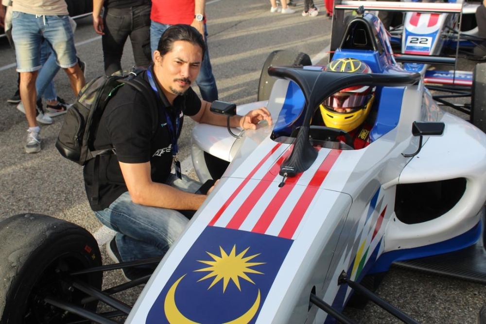 Alister Yoong (right) with his father Alex Yoong (left), Malaysia’s first and only Formula One driver, during a racing event at the Circuit Paul Ricard in France in October 2022. — Picture courtesy of Alister Yoong Alister Yoong (right) with his father Alex Yoong (left), Malaysia’s first and only Formula One driver, during a racing event at the Circuit Paul Ricard in France in October 2022. — Picture courtesy of Alister Yoong