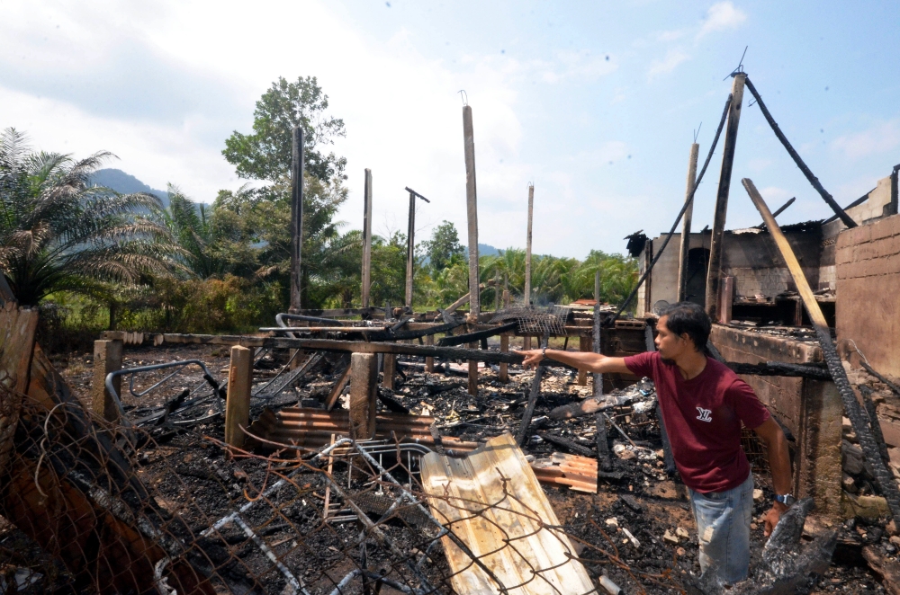 Jertih home fire leaves family with severe burns, neighbour among first responders