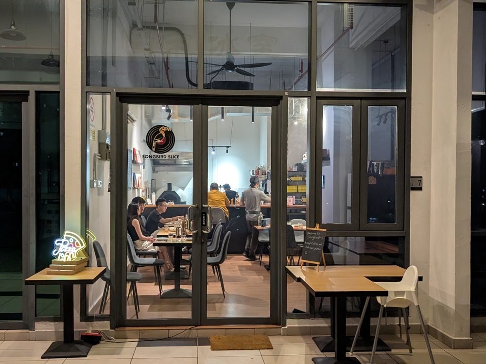 Songbird Slice is perched in a tiny space on the end of the third floor. — Picture by Ethan Lau