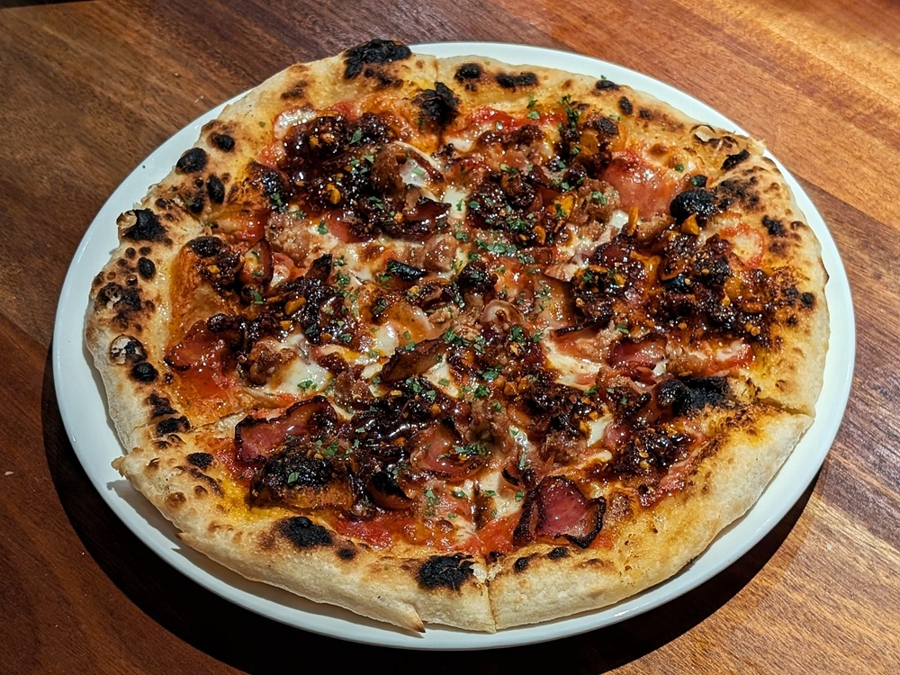 The Porkypie is a porky, sweet-spicy affair that’s perfect for lovers of bold flavours. — Picture by Ethan Lau