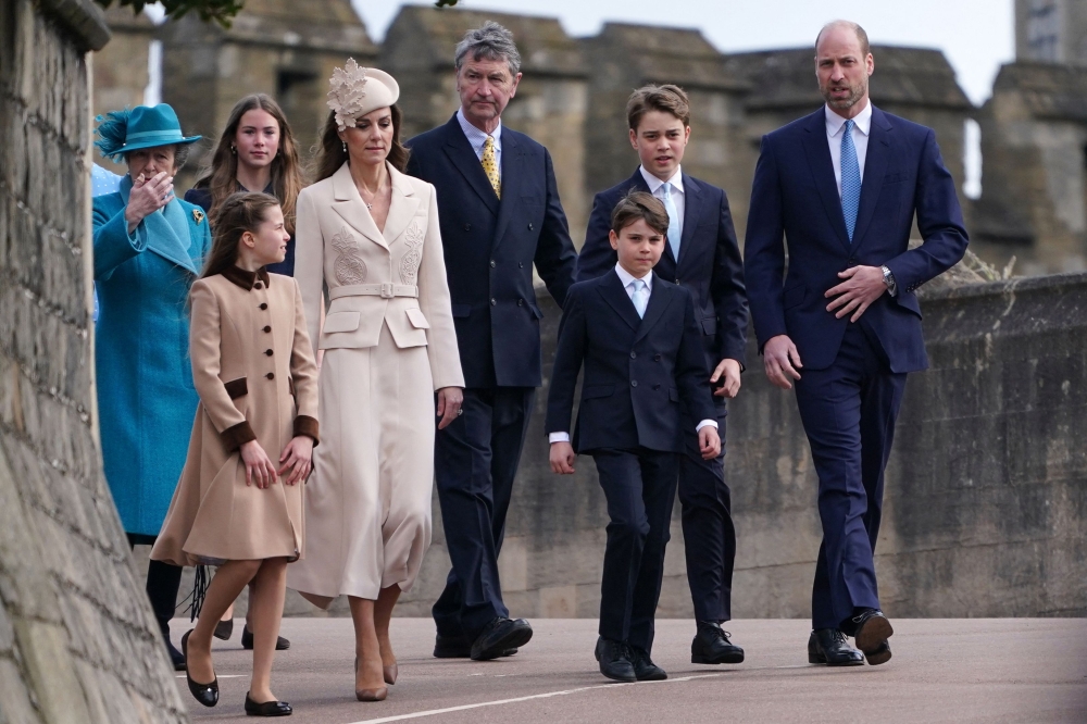 British royals attend Easter service without Andrew