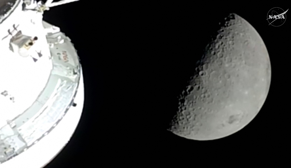 ‘Wow, I wish I had more time’: Nasa astronauts describe moon like never before during Artemis II flyby