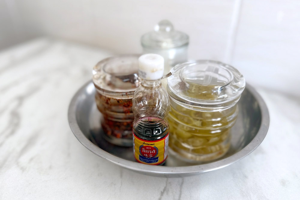 Thai condiments. — Picture by CK Lim