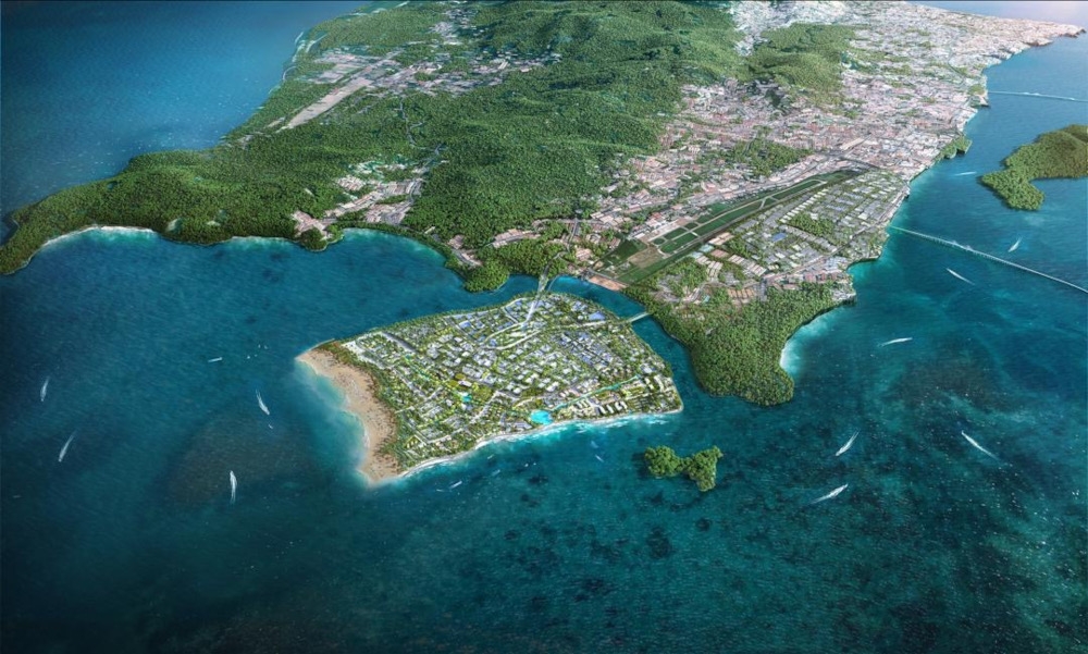 An artist’s impression of Penang Silicon Island. — Picture by Opalyn Mok