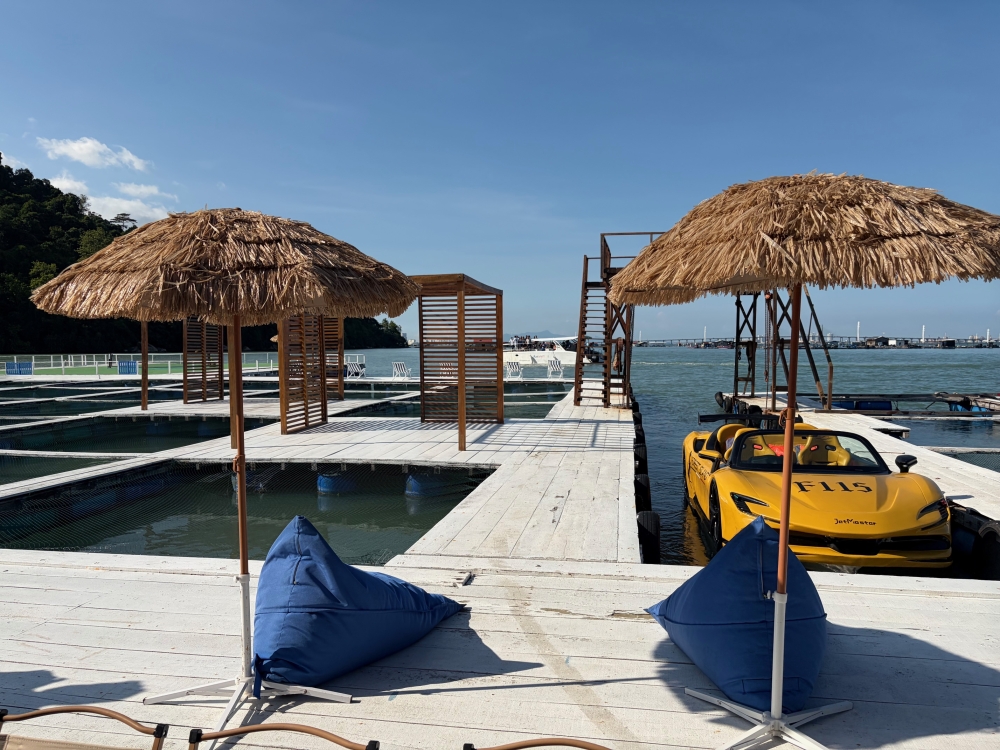 Forest Island is a purpose-built offshore attraction offering sea-based leisure experiences. — Picture by Opalyn Mok