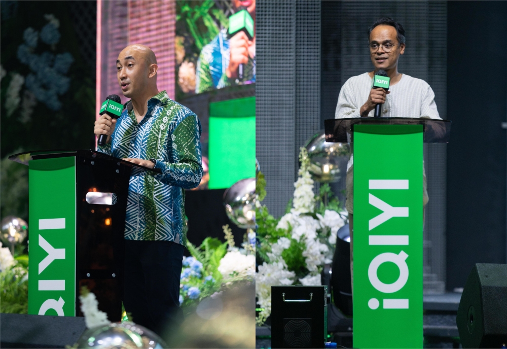 Dinesh Ratnam (left), Senior Managing Director of iQIYI Southeast Asia, discusses the importance of local stories, while Zebedee De Costa, Head of Original Content, iQIYI Malaysia, shares expectations for this year’s local slate. — Picture courtesy of iQIYI