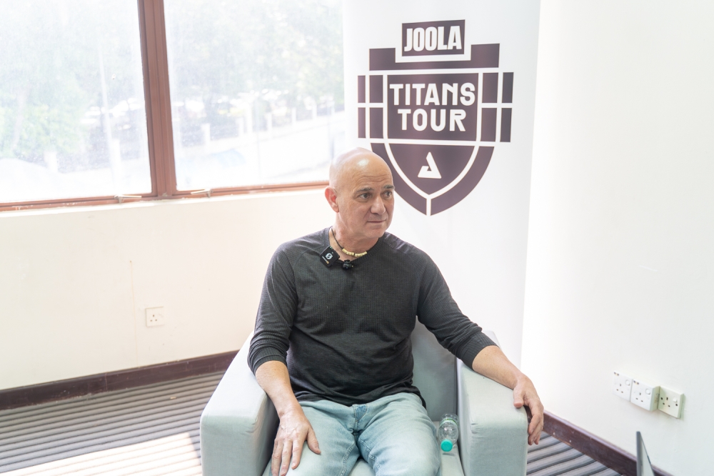 Agassi admitted he often played not for himself, but for others — chasing expectations rather than purpose. — Picture by Raymond Manuel