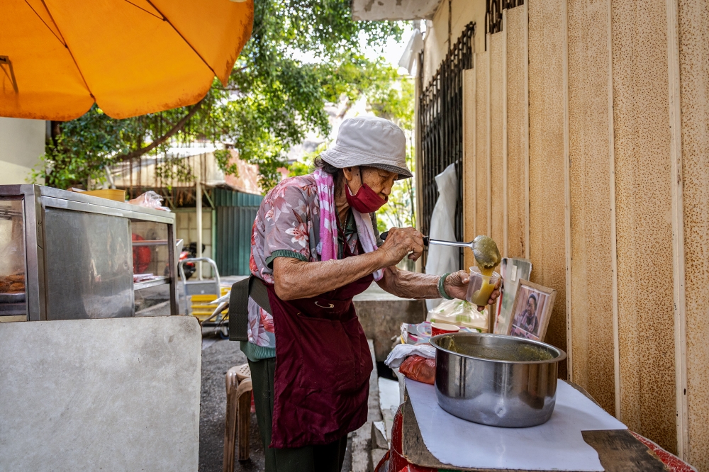 In addition to pastries, Wong sells ‘kaya’ paste in small containers. — Picture by Firdaus Latif
