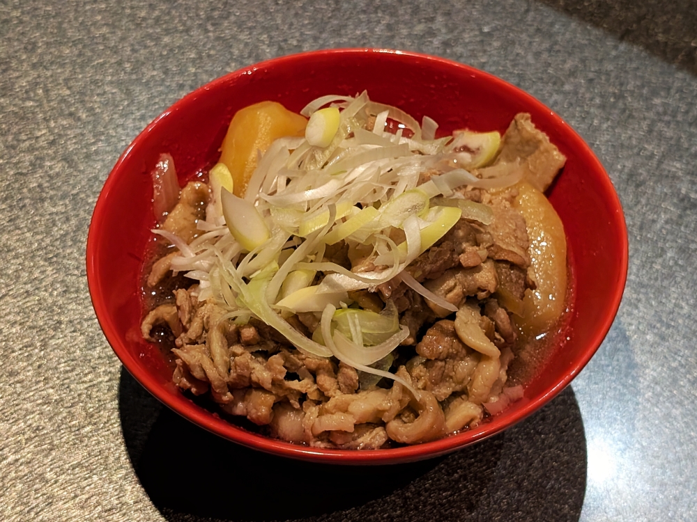 Ultimate comfort food: ‘nikujyaga’ is a heartwarming Japanese stew of sliced meat, pork in this case, with carrots, onions and potatoes. — Picture by Ethan Lau