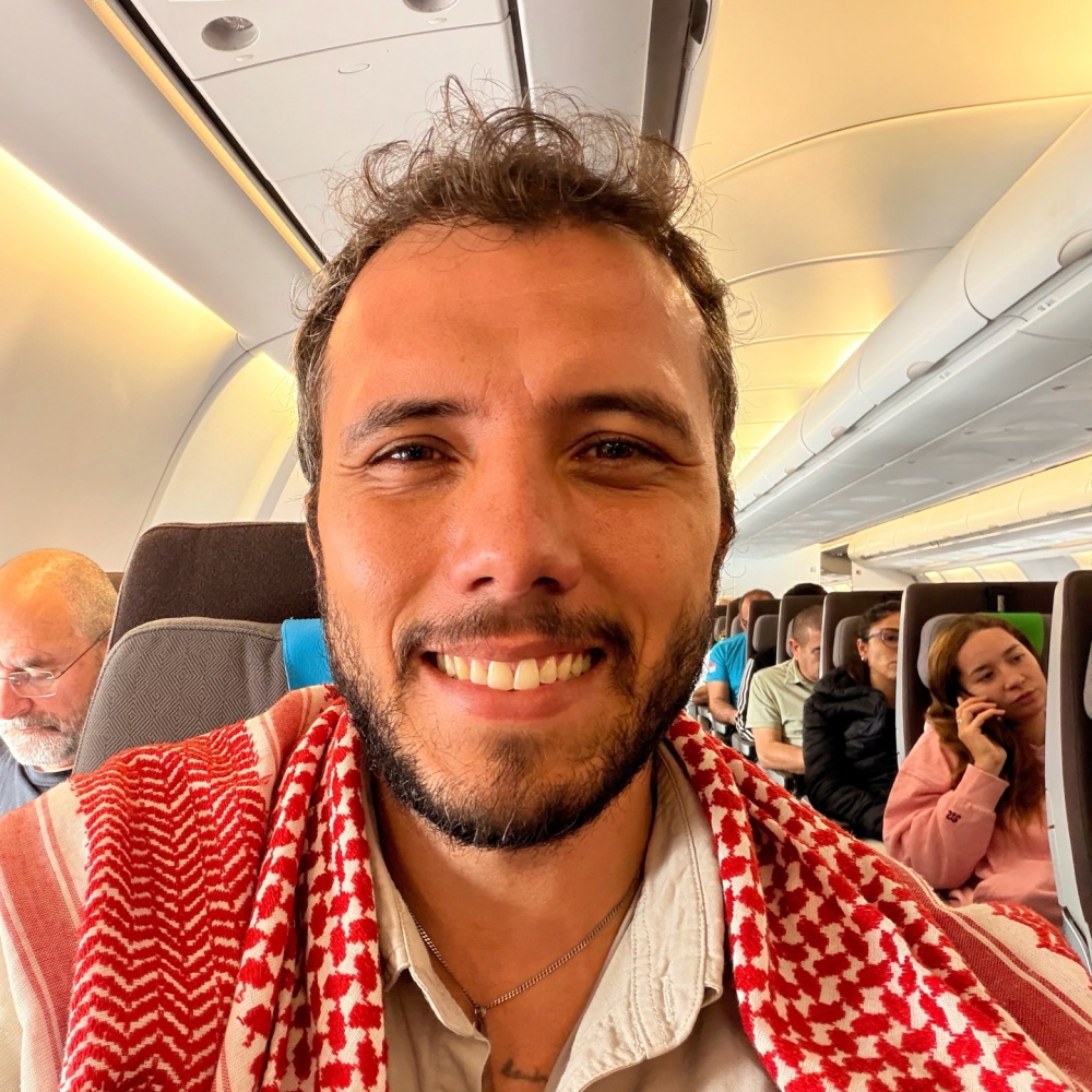 Brazilian activist Thiago Ávila, a member of the Global Sumud Flotilla Steering Committee, thanks Malaysia for its strong solidarity with Palestine ahead of the mission’s departure to Gaza. — Picture from Facebook/Thiago Ávila