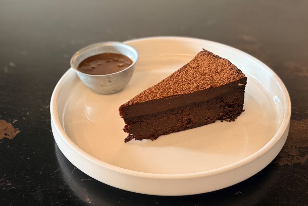 Salted Caramel Flourless Chocolate Cake — Picture by CK Lim