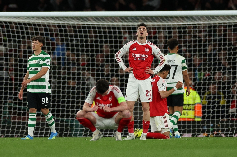 Arsenal grind out 1-0 aggregate win over Sporting Lisbon as Arteta insists side can handle pressure