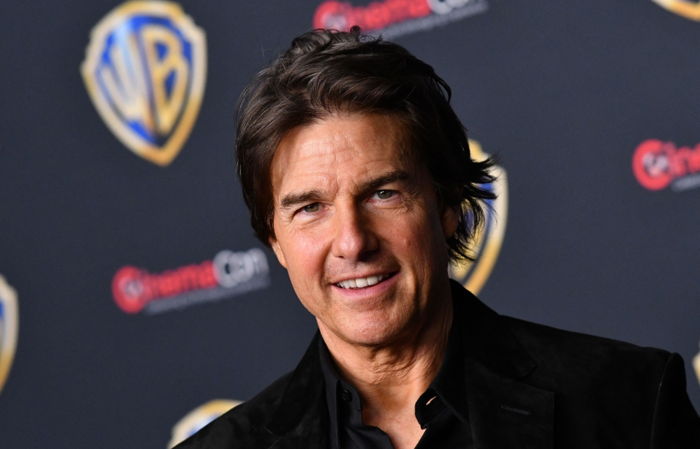 US actor Tom Cruise promotes the upcoming film ‘Digger’ during Warner Bros photocall at the Colosseum at Caesar’s Palace in Las Vegas April 14, 2026. — AFP pic