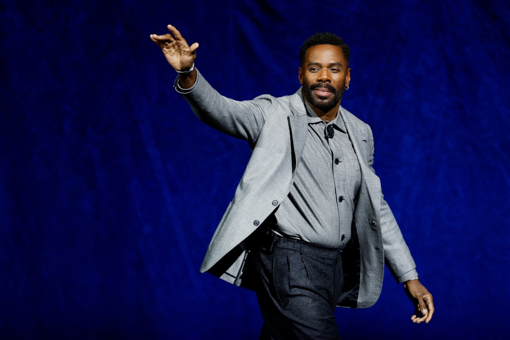 Colman Domingo, cast member of the upcoming film ‘Disclosure Day’ appears onstage during the Universal Pictures and Focus Features presentation at CinemaCon, the official convention of Cinema United, in Las Vegas April 15, 2026. — Reuters pic
