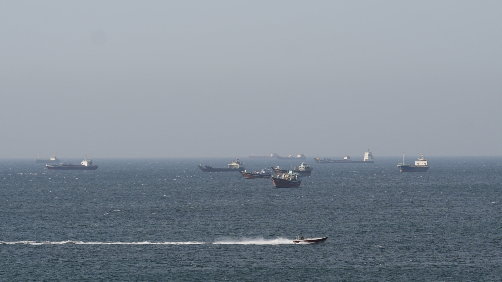 Ships and tankers in the Strait of Hormuz off the coast of Musandam, Oman, April 18, 2026. — Reuters pic