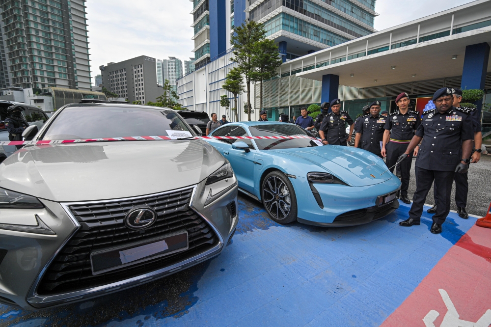 Rolls-Royce Cullinan, Porsche Taycan among 18 luxury cars seized as KL cops smash drug ring