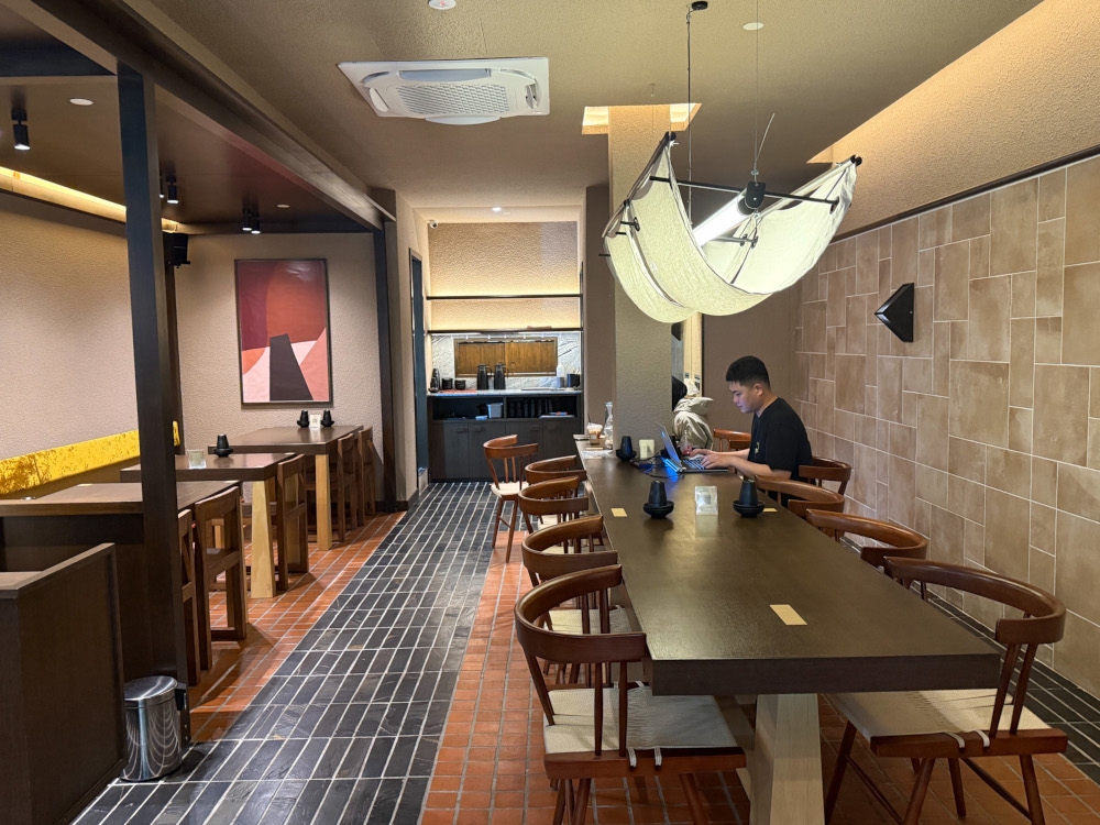 Dine in modern surroundings at Junghee at one corner of The Campus. — Picture by Lee Khang Yi