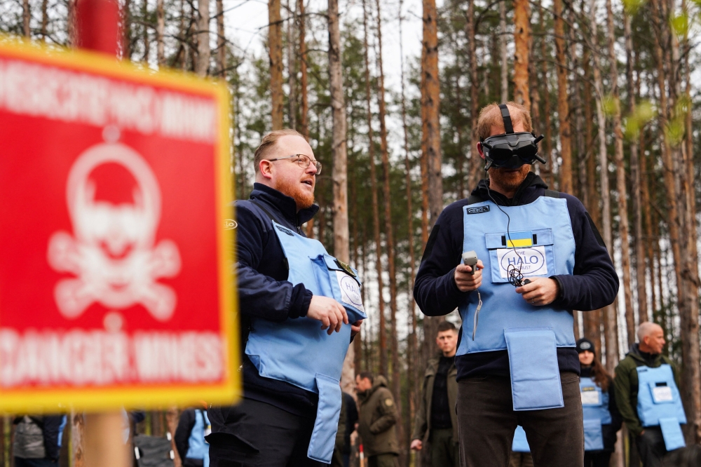 Prince Harry follows Diana’s legacy with visit to Ukraine demining charity