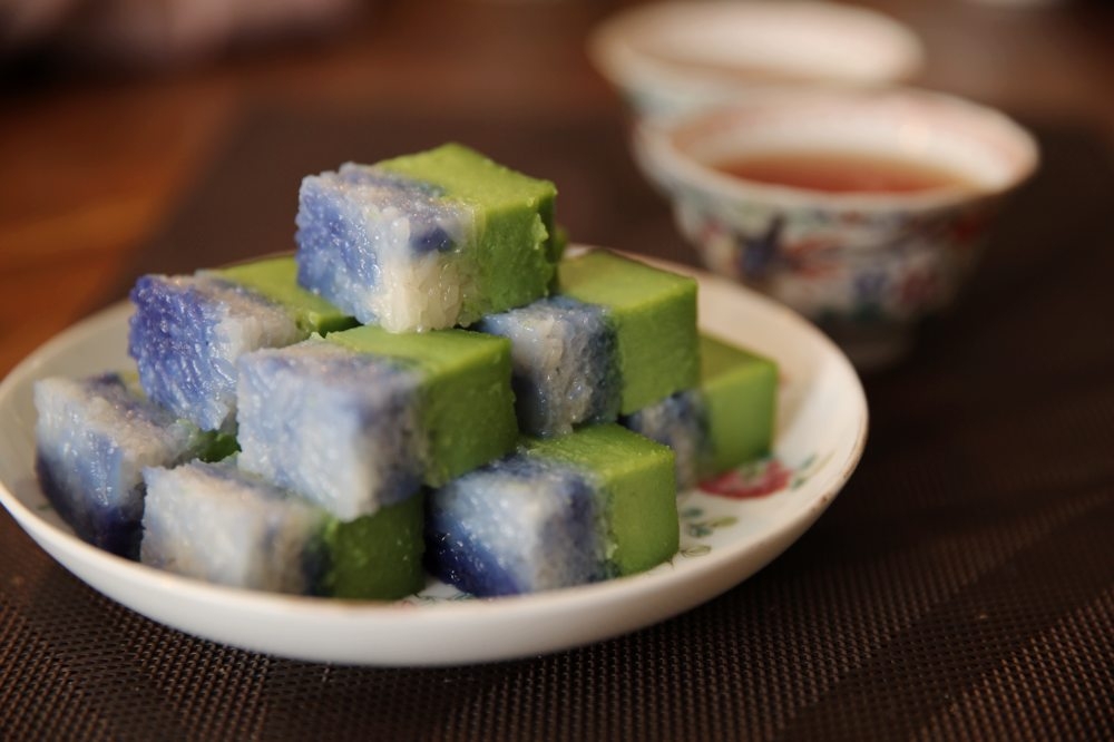 One of Debbie Teoh’s signature offerings is the ‘kuih seri muka’ with its soft, fragrant pandan custard and glutinous rice—Picture by Choo Choy May