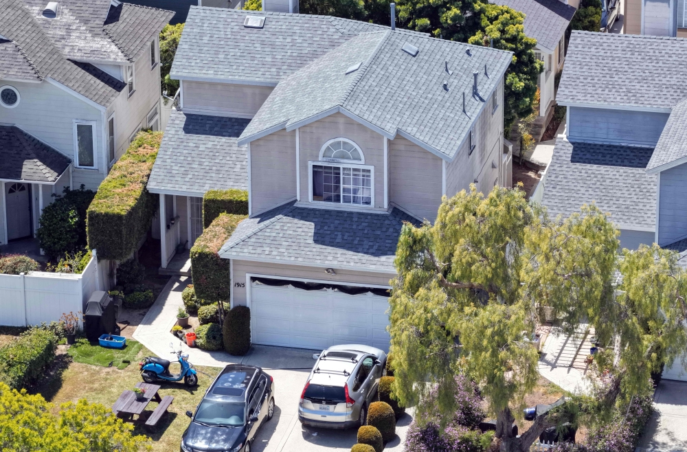 An aerial view shows the home of Cole Tomas Allen in Torrance on April 27, 2026. — AFP pic