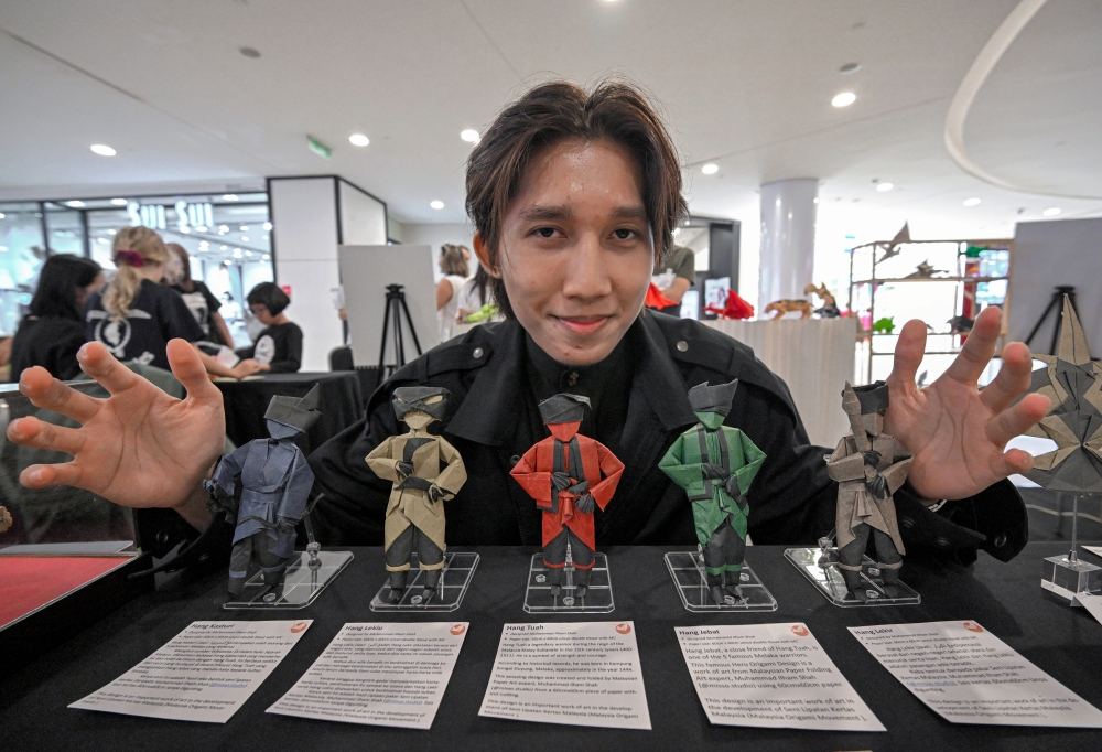 Paper warriors: Malay legends reimagined through origami