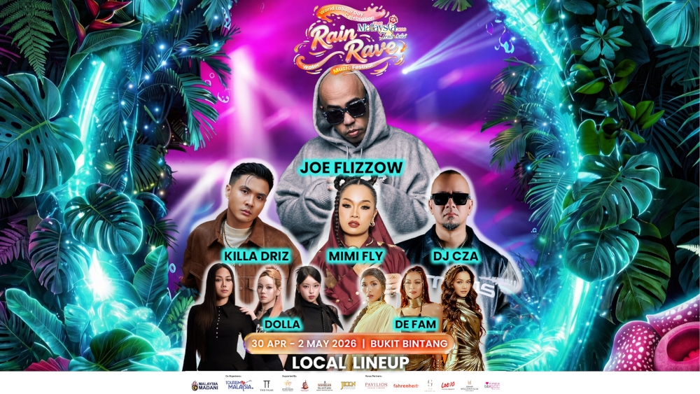 Local acts performing at RRWMF include Joe Flizzow, Killa Driz, Dj CZA, Mimifly, De Fam and Dolla. — Picture courtesy of Tourism Malaysia
