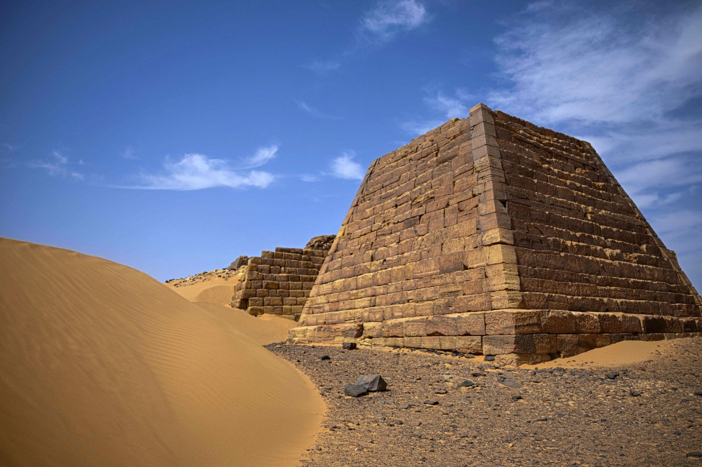 The archaeological sites of the Island of Meroe, set in a semi-desert landscape between the Nile and Atbara rivers, formed the core of the Kingdom of Kush, a major regional power from the 8th century BC to the 4th century AD. — AFP pic 