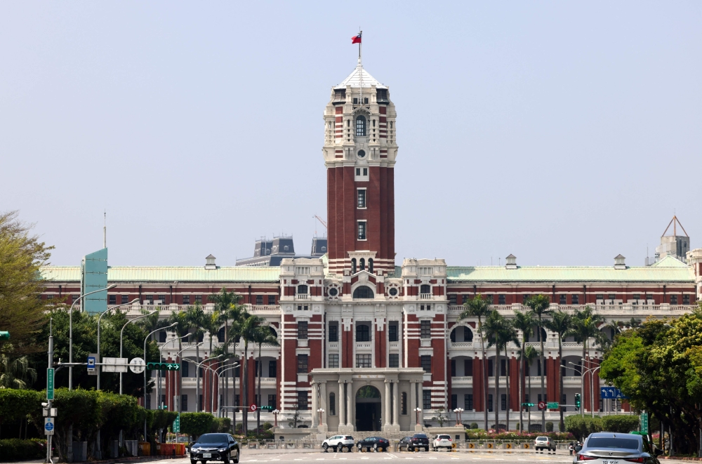 The Presidential Office Building of Taiwan stands among residential and commercial buildings in Taipei on March 17, 2026. — AFP pic