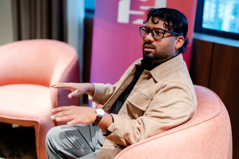 Dr Sai Suthan Krishnan said the rebrand also introduces a refreshed visual identity featuring a bold black-and-white foundation accented by vibrant purple and orange tones. — Picture courtesy of FST 