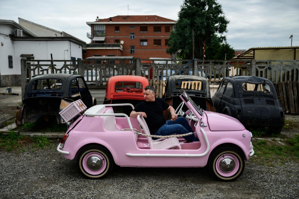 ‘Second life’: In Italy, classic Fiat 500s get electric makeover