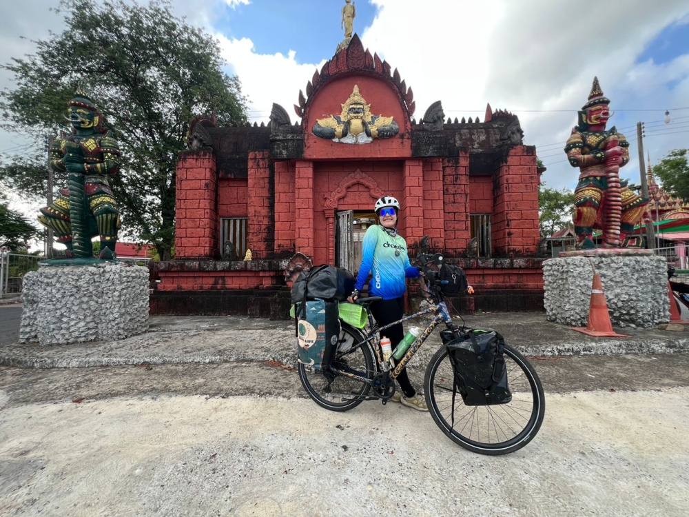 From China to Malaysia: Meet the Iranian psychiatrist cycling 5,000km across Asia despite war worries at home