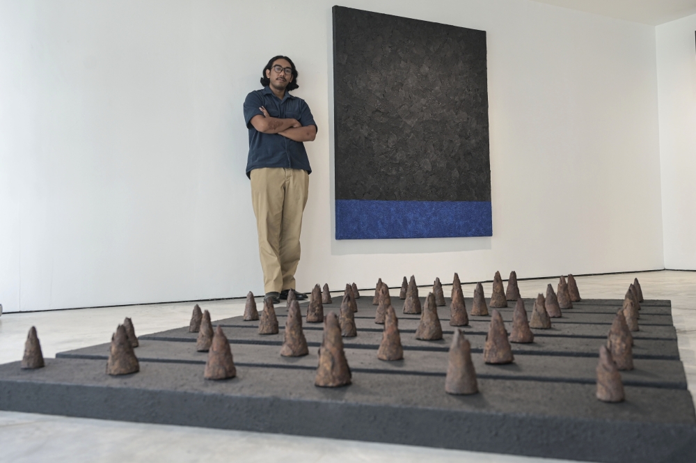 Fertiliser turned into fine art as artist Ammar Idris reflects on nature and creativity