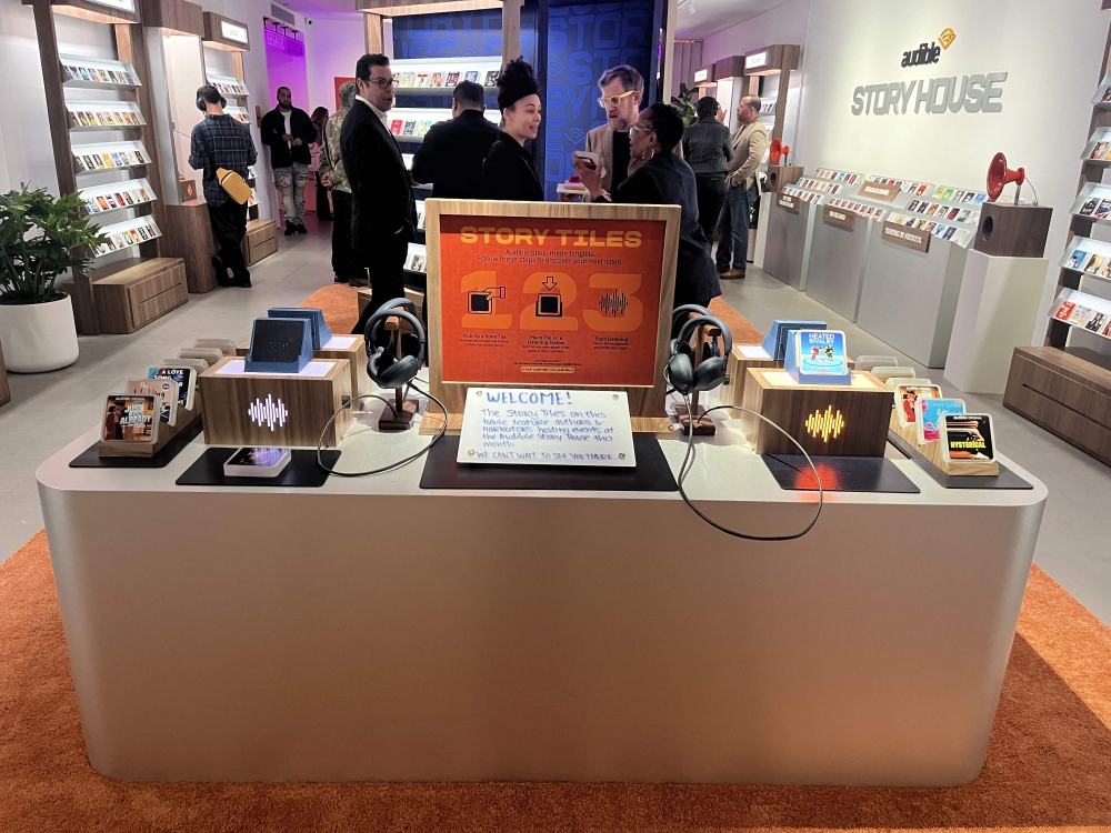 ‘Bookless bookstore’ opens in New York as audio storytelling gains popularity