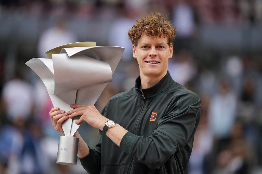 Sinner thrashes Zverev in Madrid to claim record fifth successive Masters title