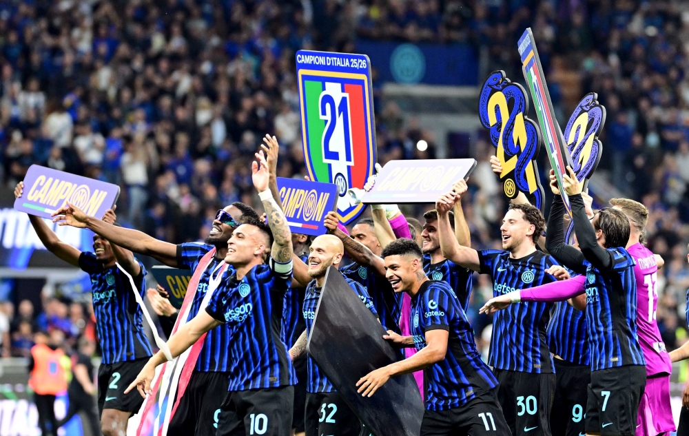 Fireworks in Milan as Inter reclaim Serie A throne