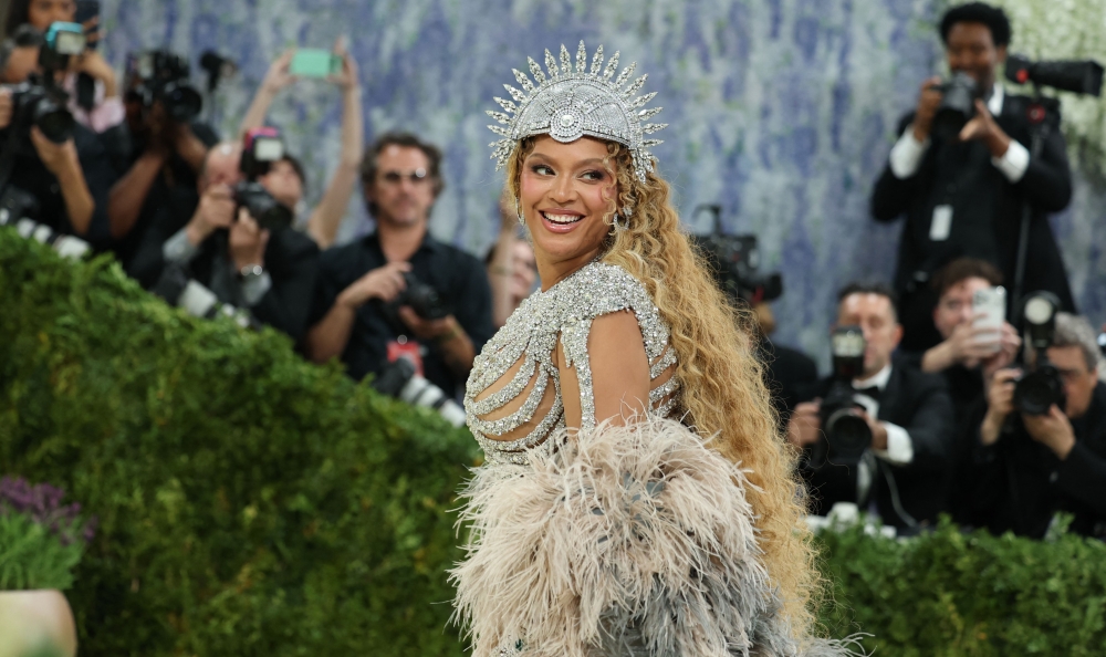 US musician Beyonce arrives for the 2026 Met Gala celebrating the opening of the “Costume Art” exhibition at the Metropolitan Museum of Art in New York on May 4, 2026. — AFP pic