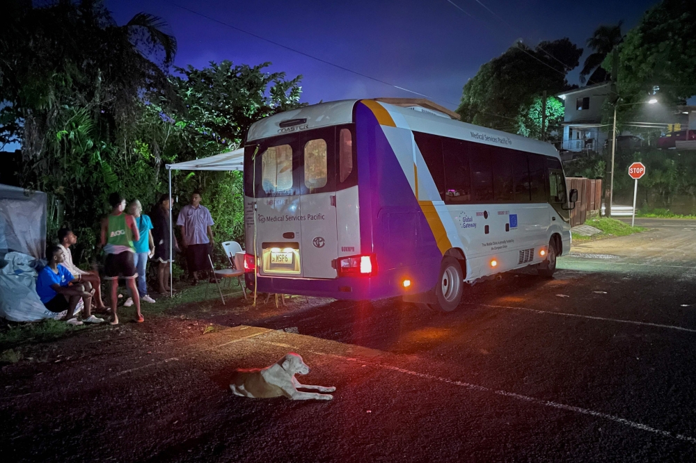 As evening falls in Fiji’s capital, a steady stream of people approaches a makeshift clinic that is a first line of defence against one of the world’s fastest-growing HIV epidemics. — AFP pic