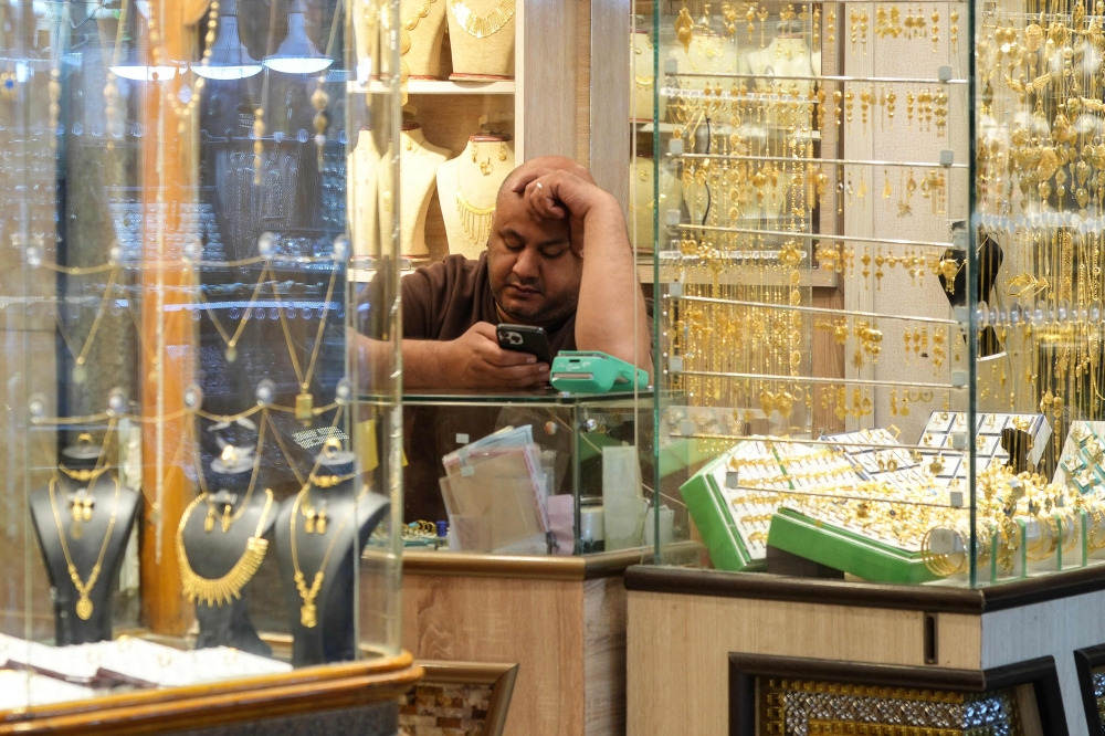 A shop owner waits for customers in the Old City of Najaf on April 22, 2026. — AFP pic 