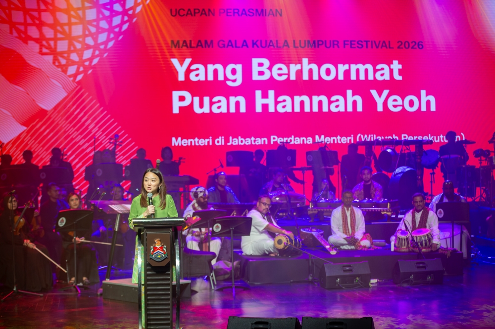 Federal Territories Minister Hannah Yeoh speaks before the official launch of the Kuala Lumpur Festival on May 7, 2026. — Picture by  Raymond Manuel