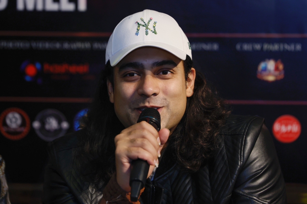 Bollywood artist Jubin Nautiyal speaks during a press conference ahead of his concert today at Mega Star Arena, Sungei Wang Plaza in Kuala Lumpur May 8, 2026. — Bernama pic