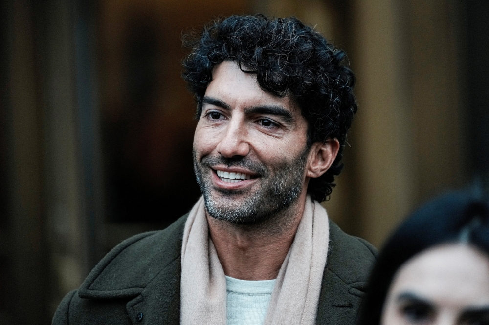 Actor Justin Baldoni leaves the courthouse after ‘settlement conference’ at the United States District Court in New York City February 11, 2026. — Reuters pic 