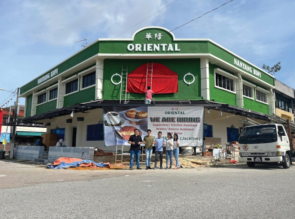 Oriental Kopi’s first outlet is seen in Johor Jaya, Johor Baru. — Picture courtesy of Datuk Calvin Chan Jian Chern and friends